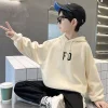 Children's clothing, boys' hoodie Spring and Autumn 2023 new style Children's hoodie, Big Kids' clothing, trendy Korean style hoodie Specification image